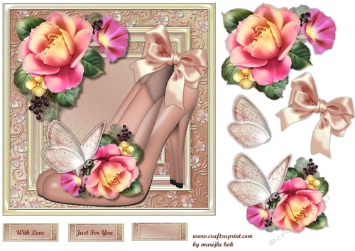 Beautiful Shoes & Summer Roses