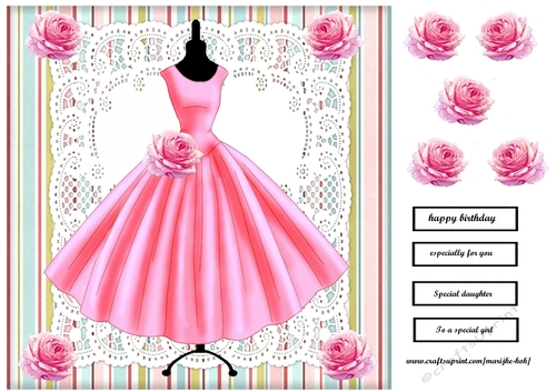 Vintage Dress Quick card