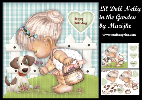 Lil Doll Nelly In The Garden Mini Kit