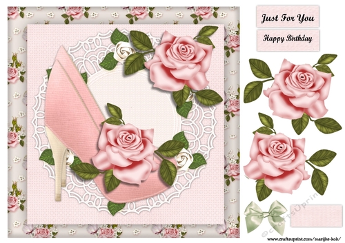 Vintage Roses Shoes