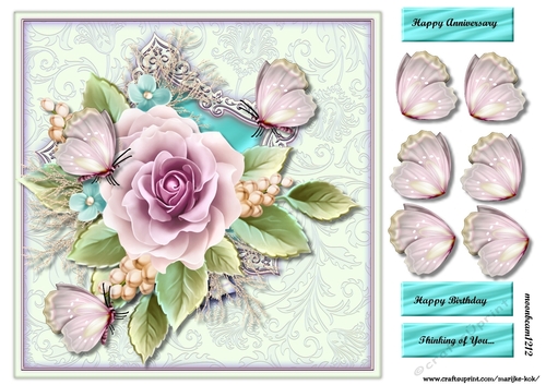 Roses In Classic Frame 2 