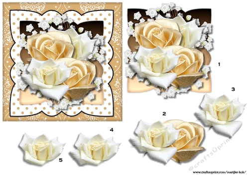 Perfect roses Scallop Topper