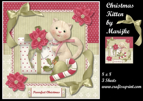 Christmas Kitten Mini Kit