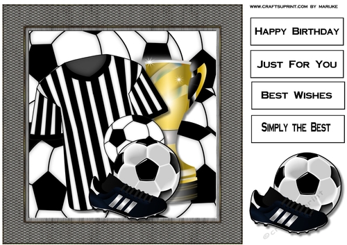 Male card Football
