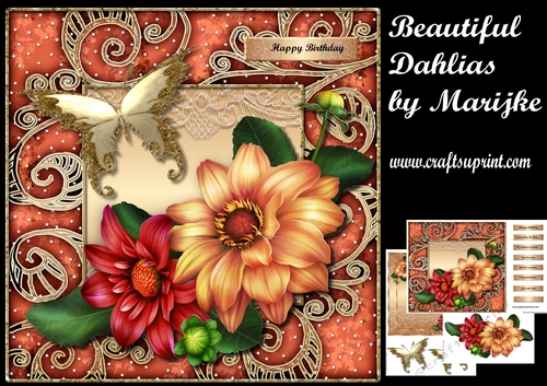 Beautiful Dahlias MiniKit