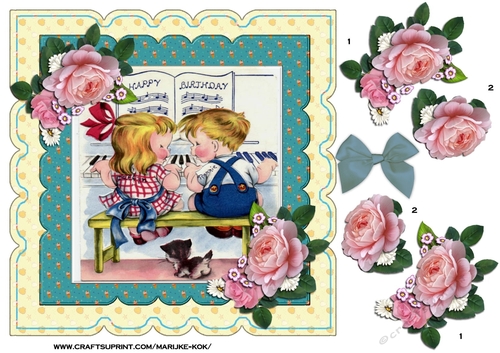 Happy Birthday Vintage Girl/Boy