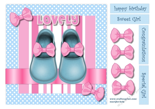 Cute Birthday Girl Shoes