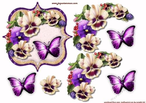 Scallop Topper pansies