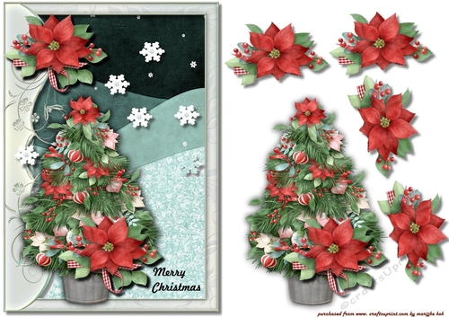  Christmas Tree Quick Card