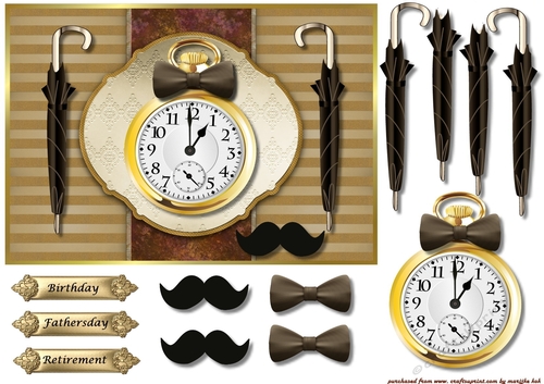 Male card  Gentleman Things