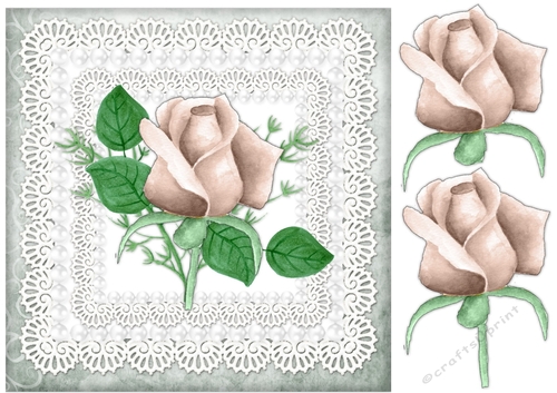 Roses & Lace Topper