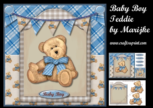 Baby Boy Teddie Mini Kit