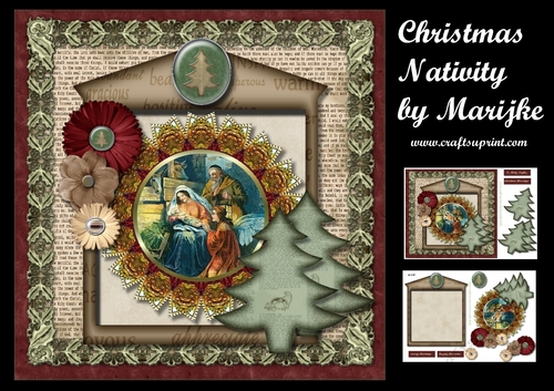 Christmas Nativity Vintage