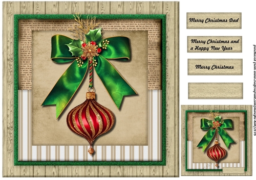 Male card Christmas