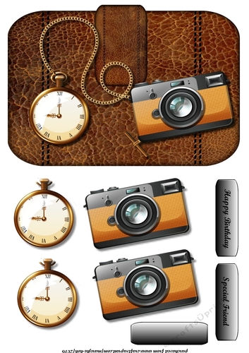 Male  Card Wallet Retro Goods