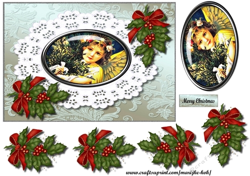 Beautiful Angel In Broderie Frame