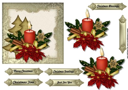 Christmas candle
