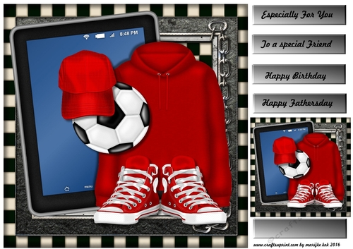 Male card Tablet & Sport