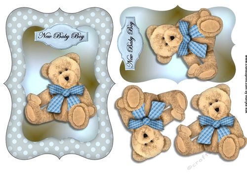 Scallop Topper new babyBoy Teddie