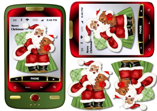 Smartphone Christmas  Santa