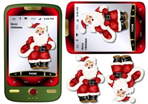 Smartphone Christmas  Santa 2