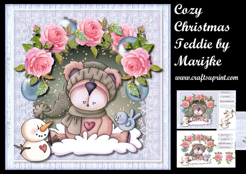 Cozy Christmas Teddie Mini Kit
