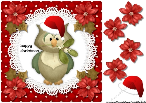 Cute Christmas Owl