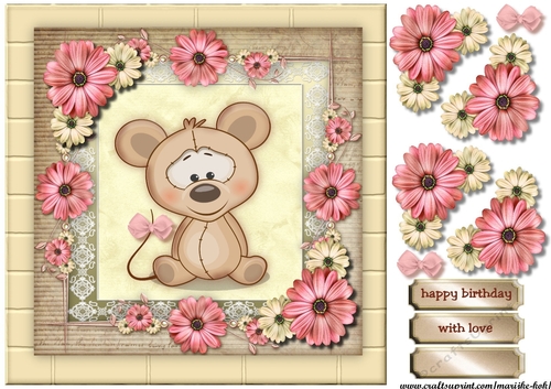 Cute Mouse Birthday Girl