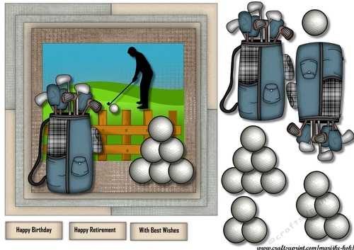 Male Card Golf