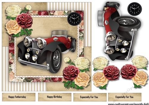 Male Card Sport Car