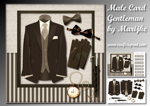 Male card Gentleman Mini Kit
