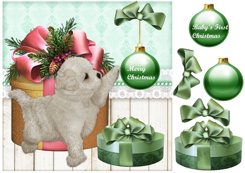 Puppys First Christmas