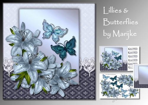 Lillies & Butterflies MiniKit