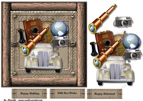 Male Card  Travel