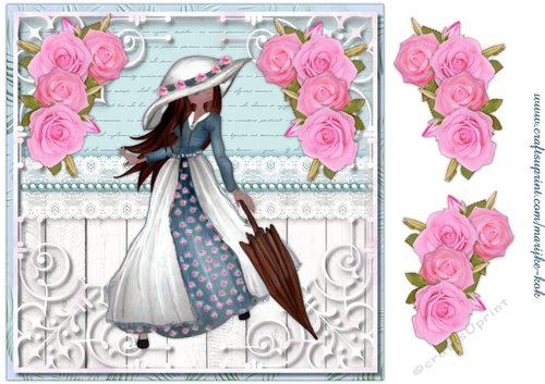 Cute Girl Quick Card 2