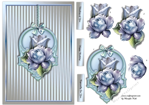 Classic Panel & Porcelain Roses