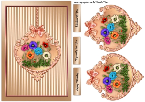 Classic Panel & Poppies Color Mix