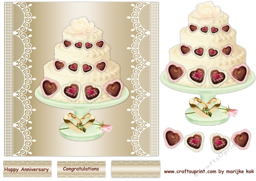 Happy Anniversary Cake