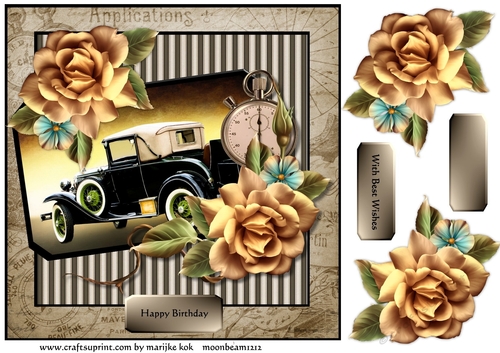 Male card Classic car