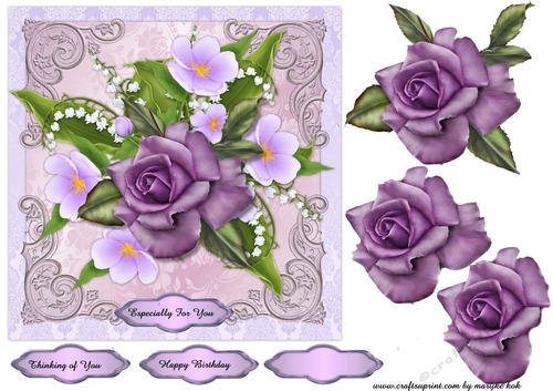 Lily Of the valley & Heritage Roses