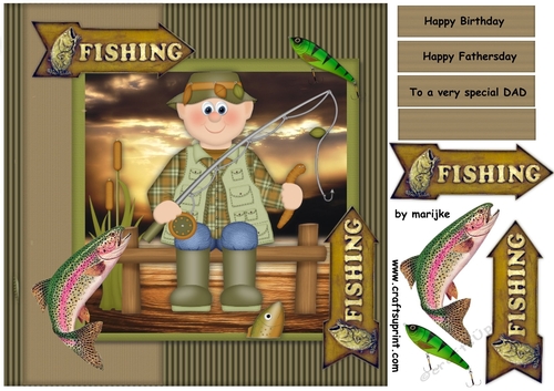 Male card Gone  Fishing