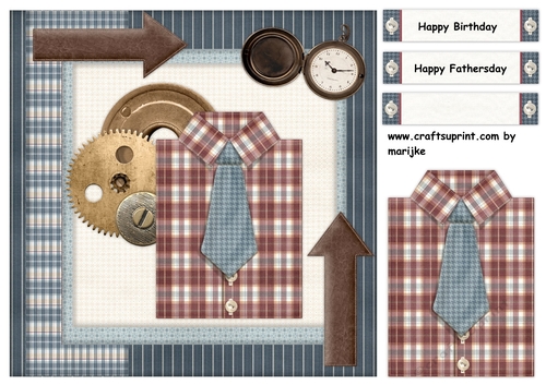 Male card Shirt & Tie 2