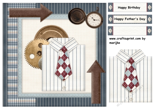 Male card Shirt & Tie 4