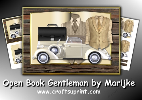 Open Book Gentleman Mini Kit