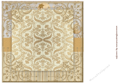 Vintage backing paper Christmas 1