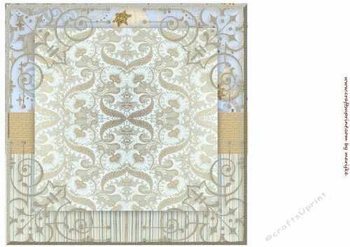 Vintage backing paper Christmas 2