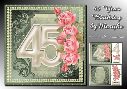 45 Year Birthday Mini Kit