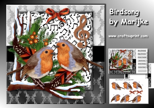 Birdsong Christmas Robins