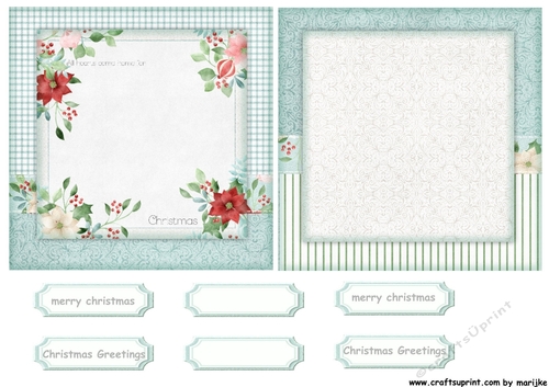  Christmas  Toppers & Tags