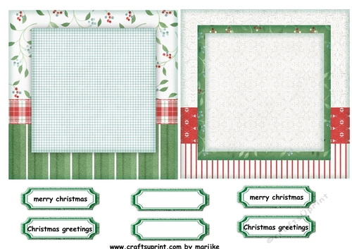  Christmas  Toppers & Tags 2 